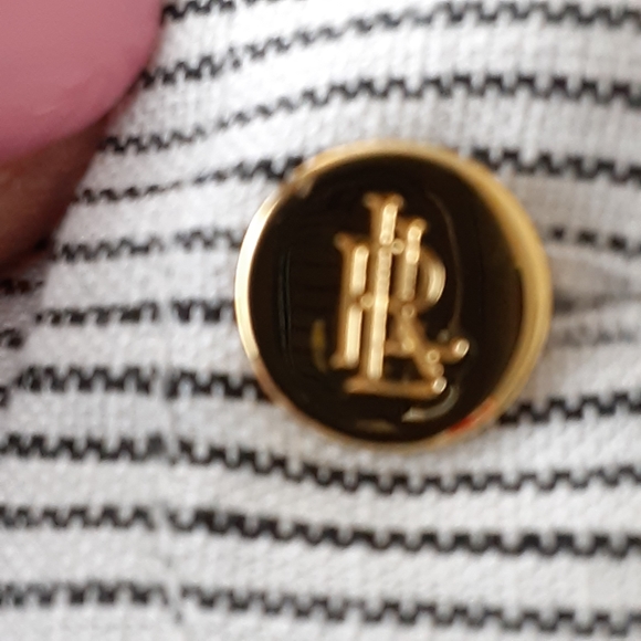 NWT *HP* Linen Lauren Ralph Lauren HiLo Size M Top - Picture 6 of 12